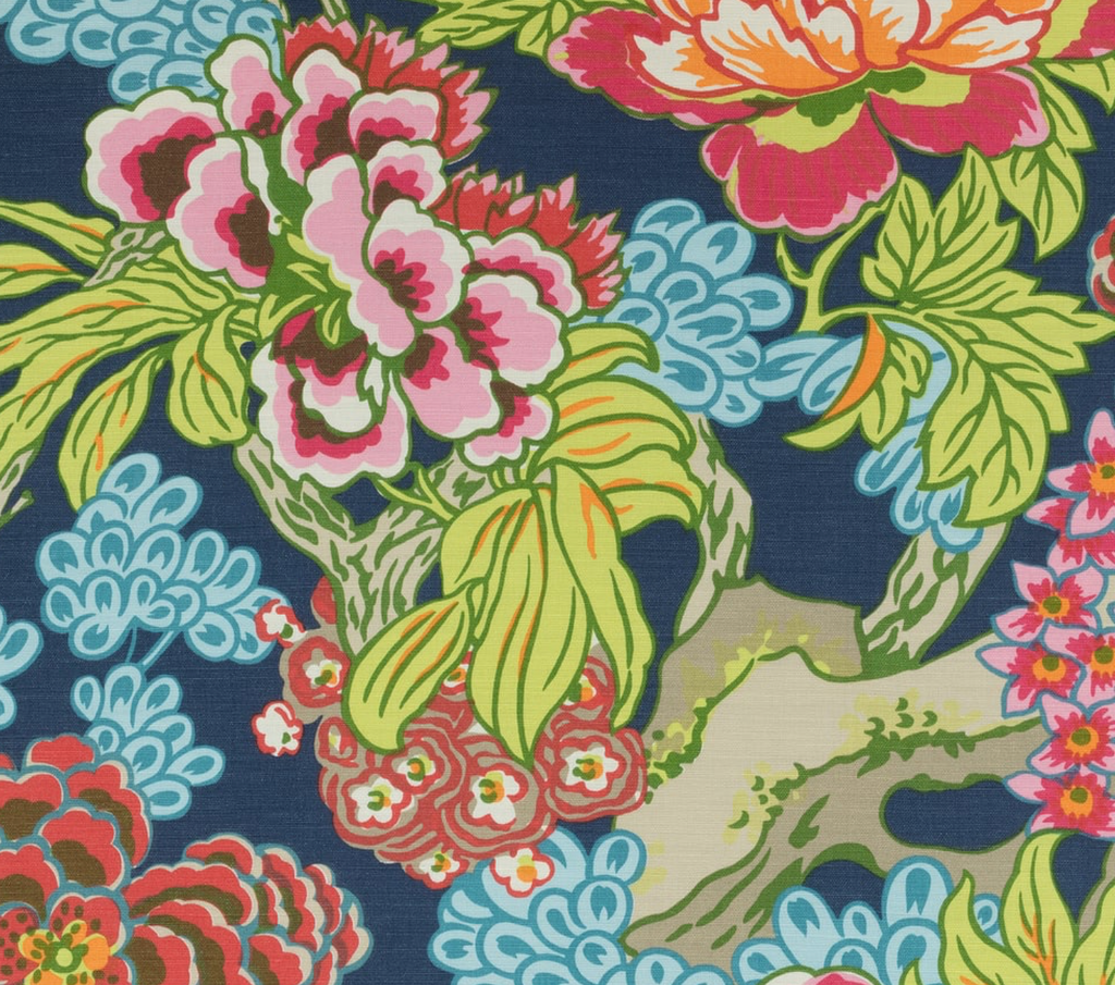 Honshu Pillow Cover in Navy, Thibaut Pillows