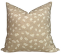 Feline Pillow Cover in Beige Ivory, Kelly Wearstler Textiles