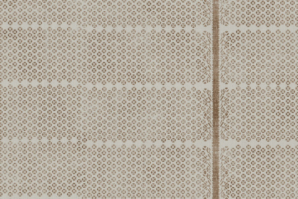Madu Pillow Cover in Sand Brown, Susan Connor Textiles