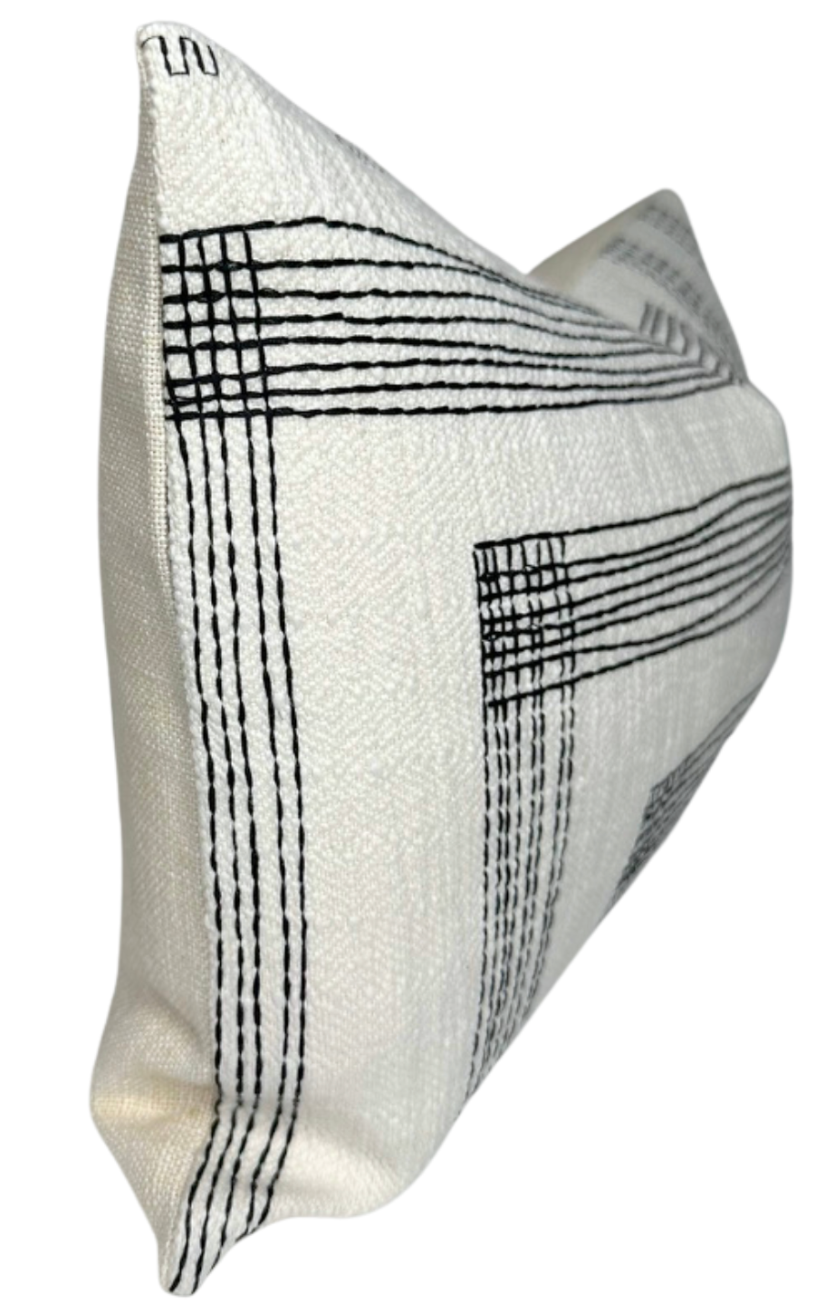 Pastiche Pillow Cover in Chalk Jet, Kelly Wearstler Textiles