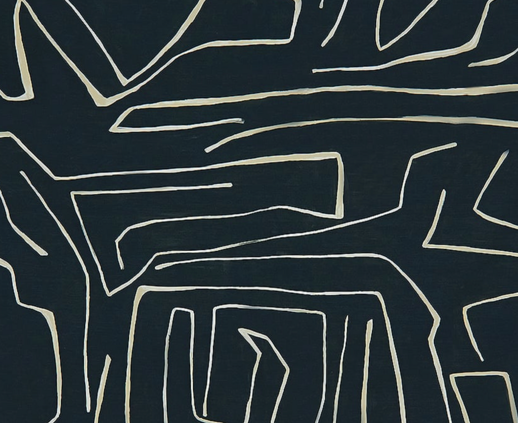 Graffito Pillow Cover in Onyx Beige, Kelly Wearstler Textiles