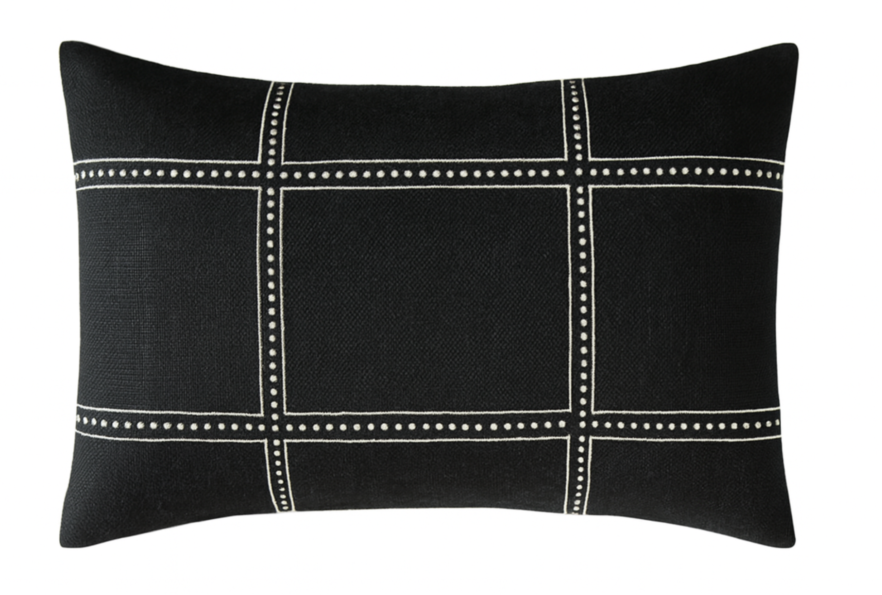 Postage Pillow Cover in Black, Designer Pillows