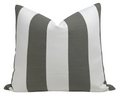 Go To Stripe Pillow Cover in Olive, Perennials Textiles