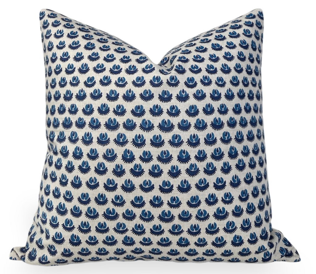 Cadiz Pillow Cover in Blue, Walter G Textiles