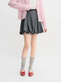 Ballet Bud Skirt Chic Gray Autumn Style