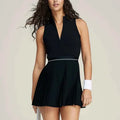 Women's Sleeveless Tennis Dress with Built-in Bra