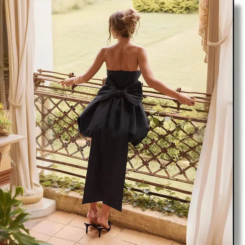 Bow And Roses - Dress