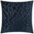 Sector Navy Blue Throw Pillow With Insert