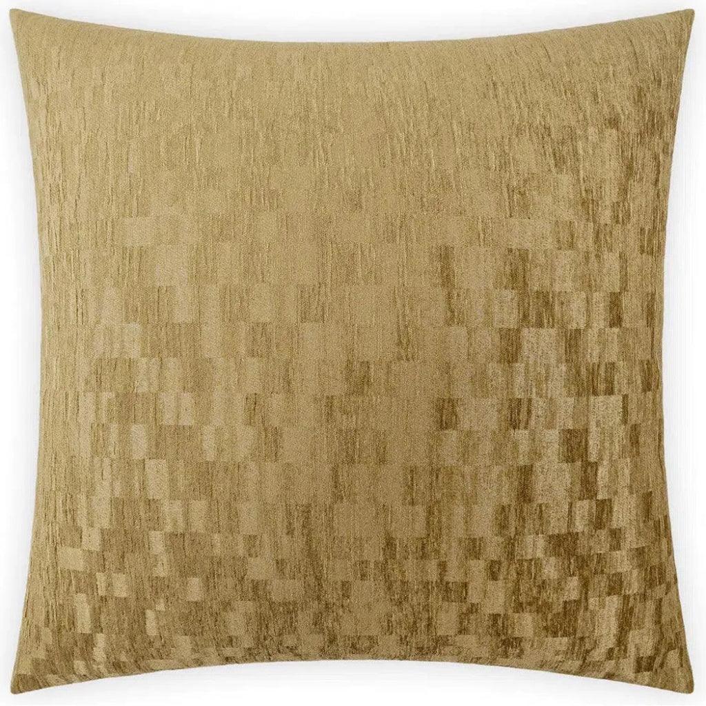 Sector Wheat Brown Throw Pillow With Insert
