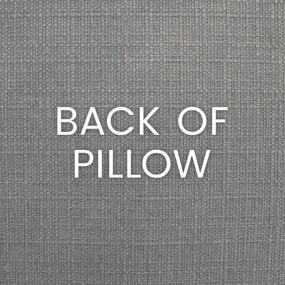 Selma Rust Grey Throw Pillow With Insert