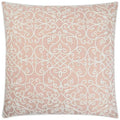 Serafim Rose Pink Throw Pillow With Insert