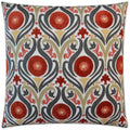Serenade Blaze Red Throw Pillow With Insert
