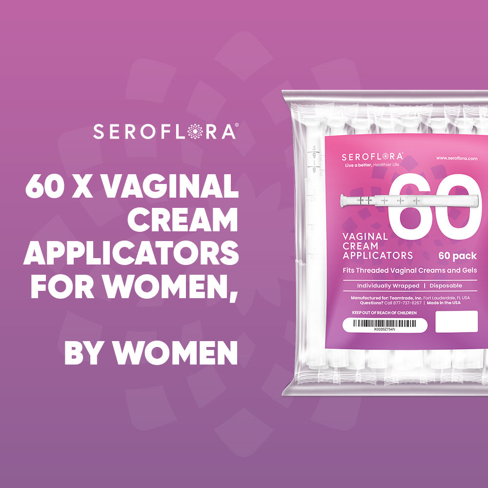 Disposable Vaginal Cream Applicators for Premarin, Estrace & many others (60ct)