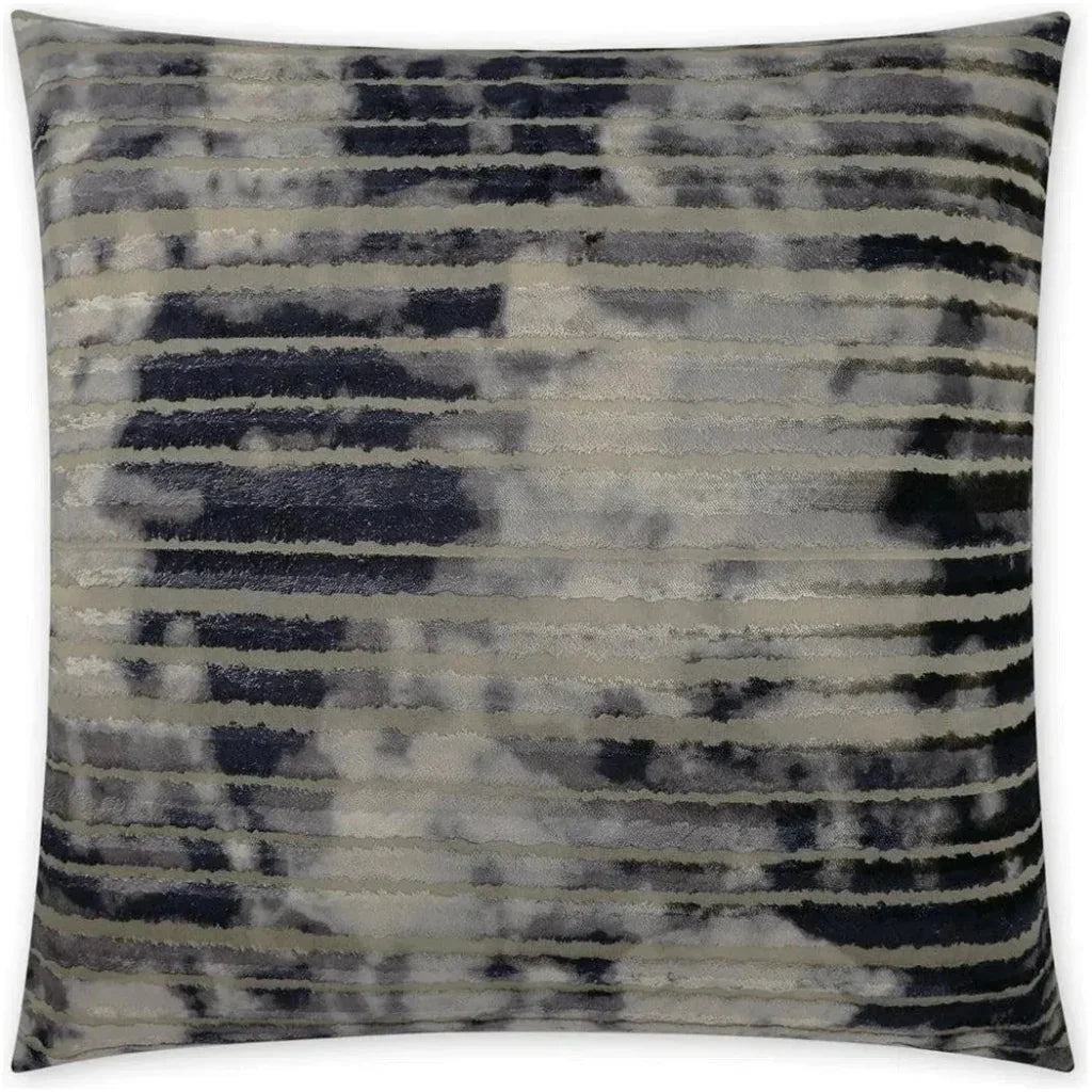 Shady Amethyst Black Throw Pillow With Insert