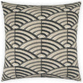 Shapely Grey Throw Pillow With Insert