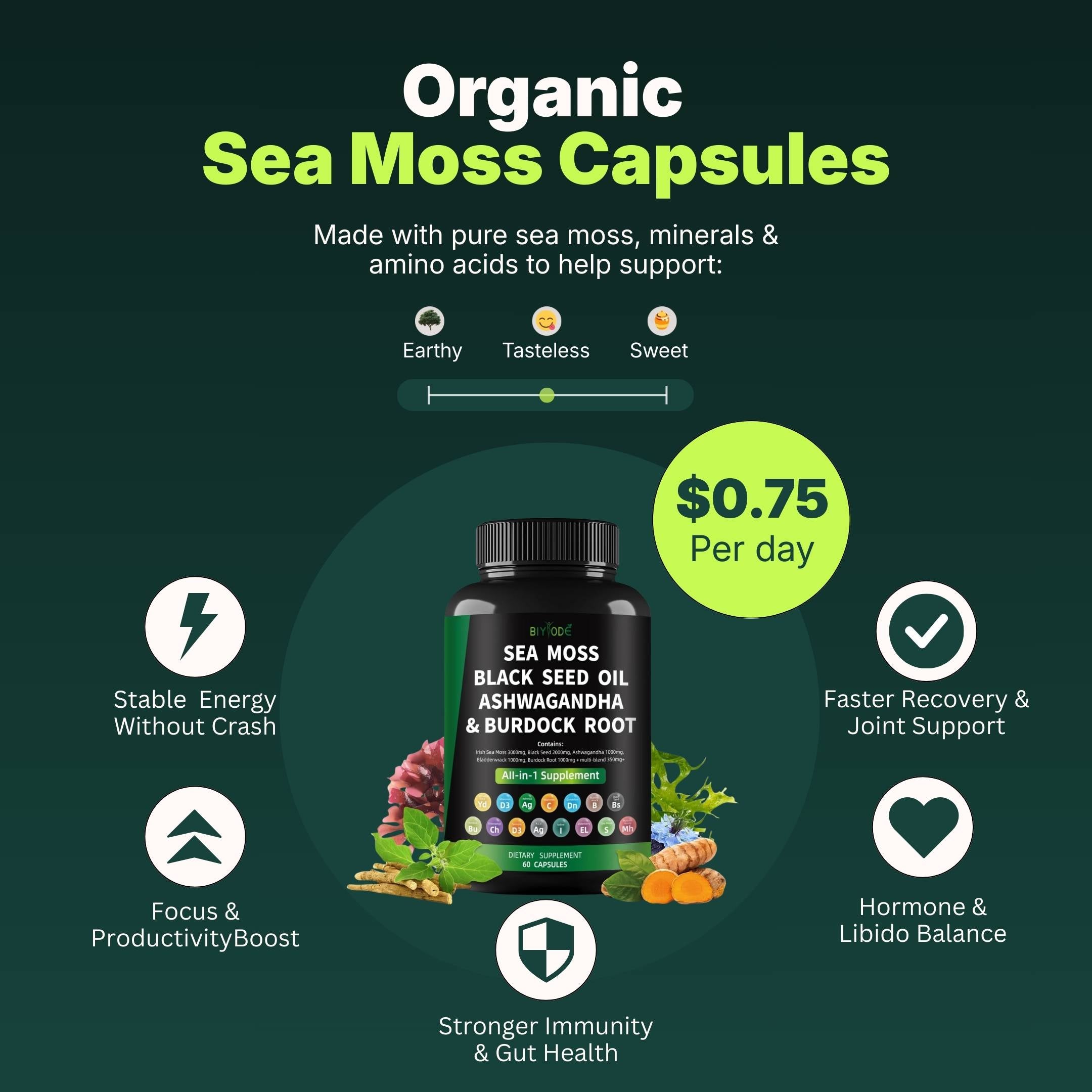 Organic Sea Moss Capsules