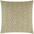 Shipka Brass Brown Throw Pillow With Insert