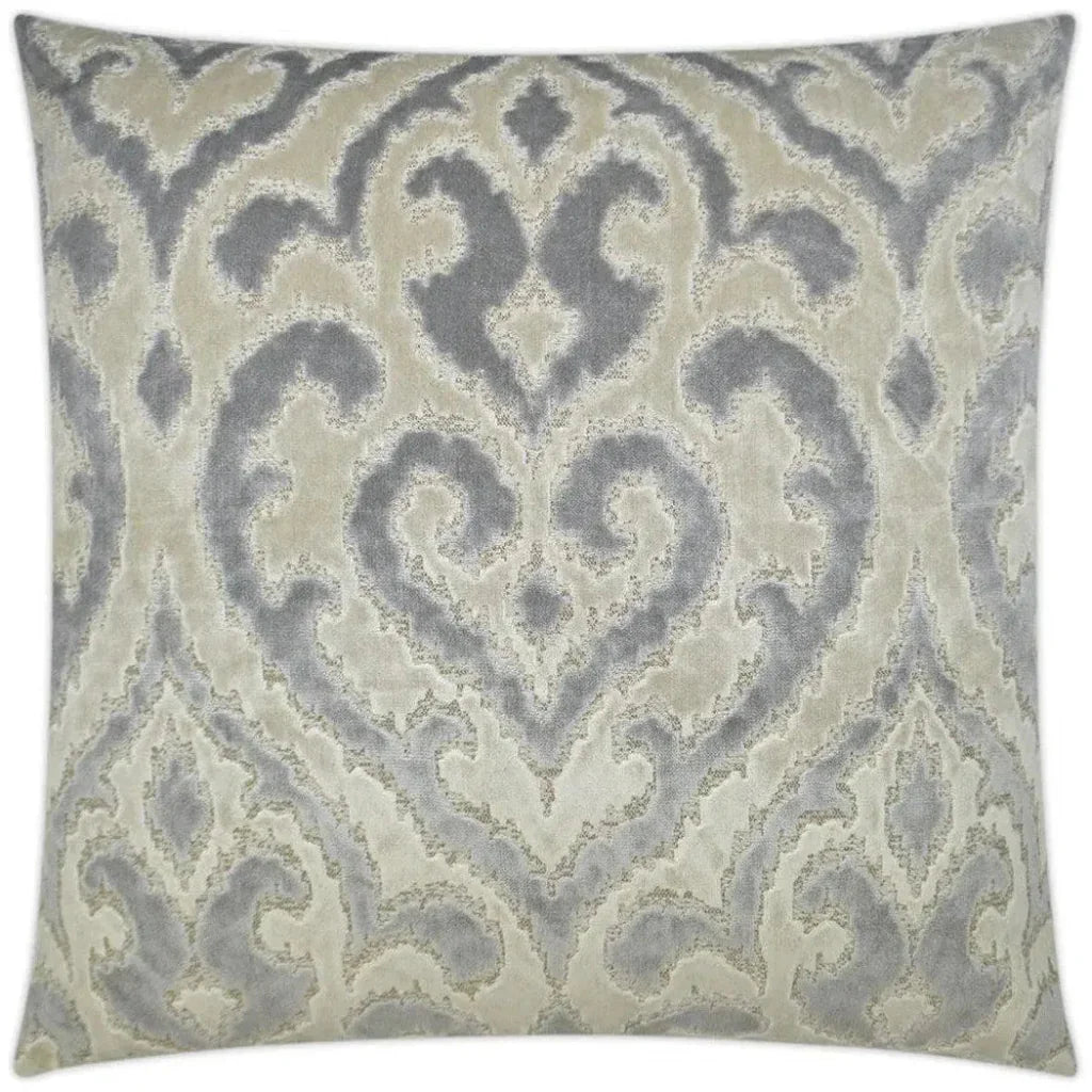 Sirocco Grey Throw Pillow With Insert