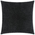 Snuggle Black Throw Pillow With Insert