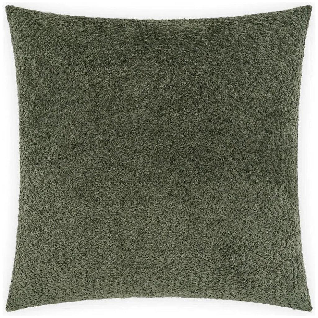 Snuggle Moss Green Throw Pillow With Insert