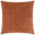 Snuggle Rust Brown Throw Pillow With Insert