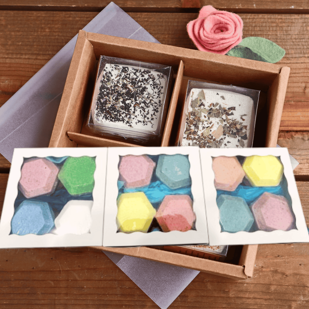 Aromatherapy Shower Steamers Gift Box in Assorted Scents - Qty 8