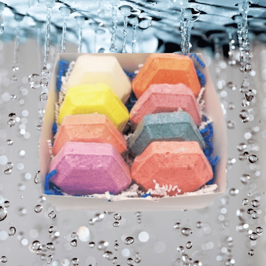 Aromatherapy Shower Steamers Gift Box in Assorted Scents - Qty 8