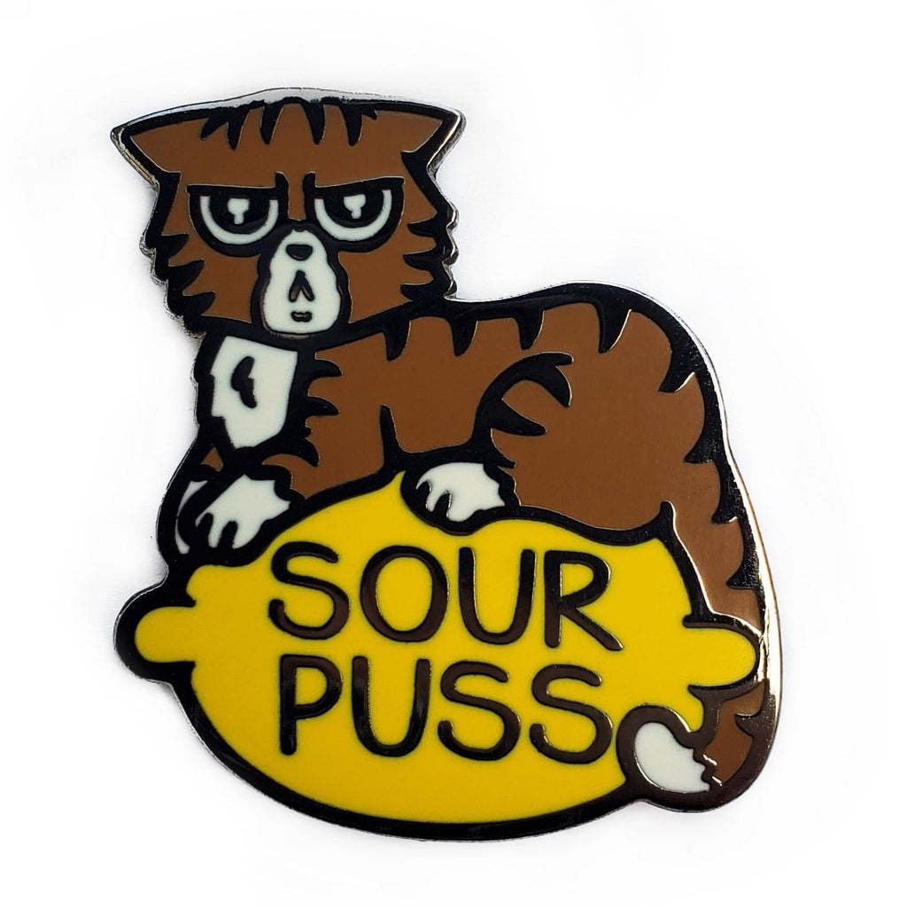 Sourpuss Pin