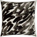 Spoken Onyx Black Throw Pillow With Insert