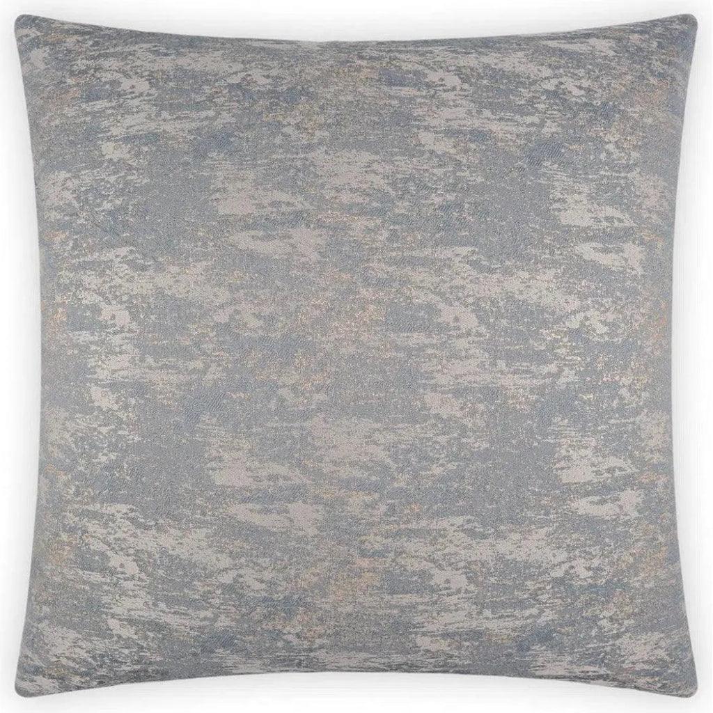 Stardust Grey Throw Pillow With Insert