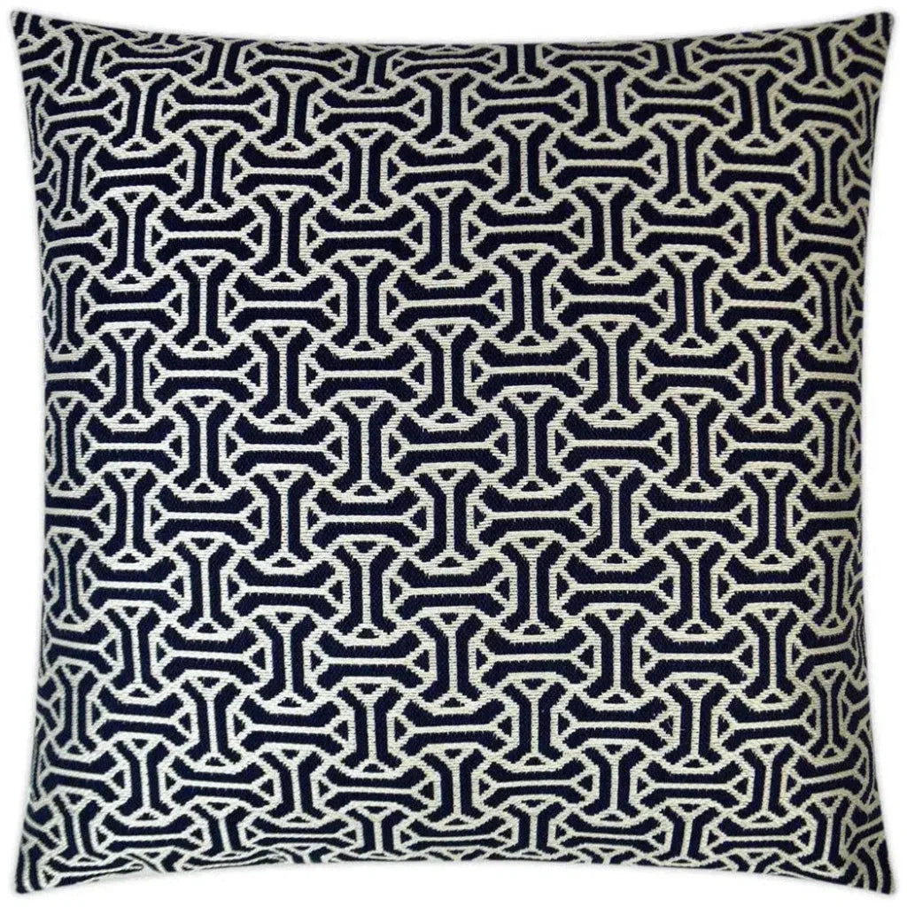 Stoneking Navy Blue Throw Pillow With Insert