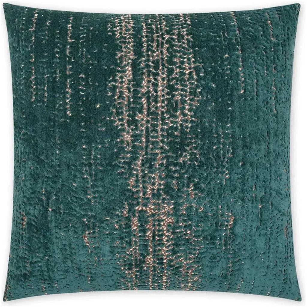 Stonewash Emerald Teal Throw Pillow Insert