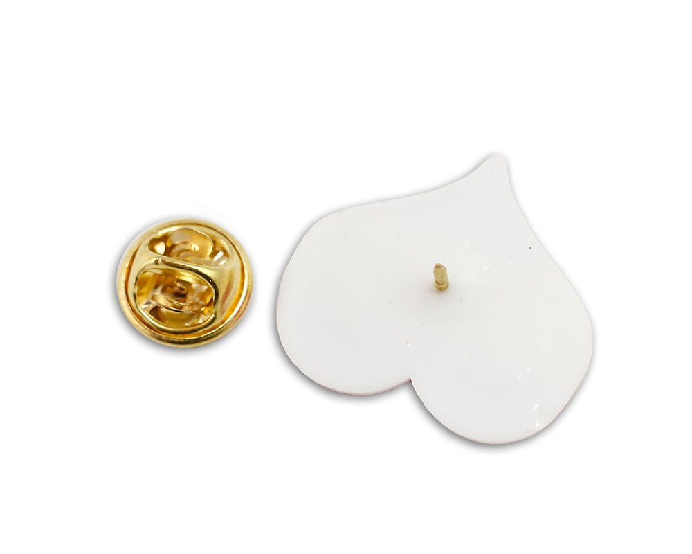 Pansexual Flag Pride Silicone Heart Pins