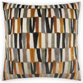 Strata Multi Color Throw Pillow With Insert