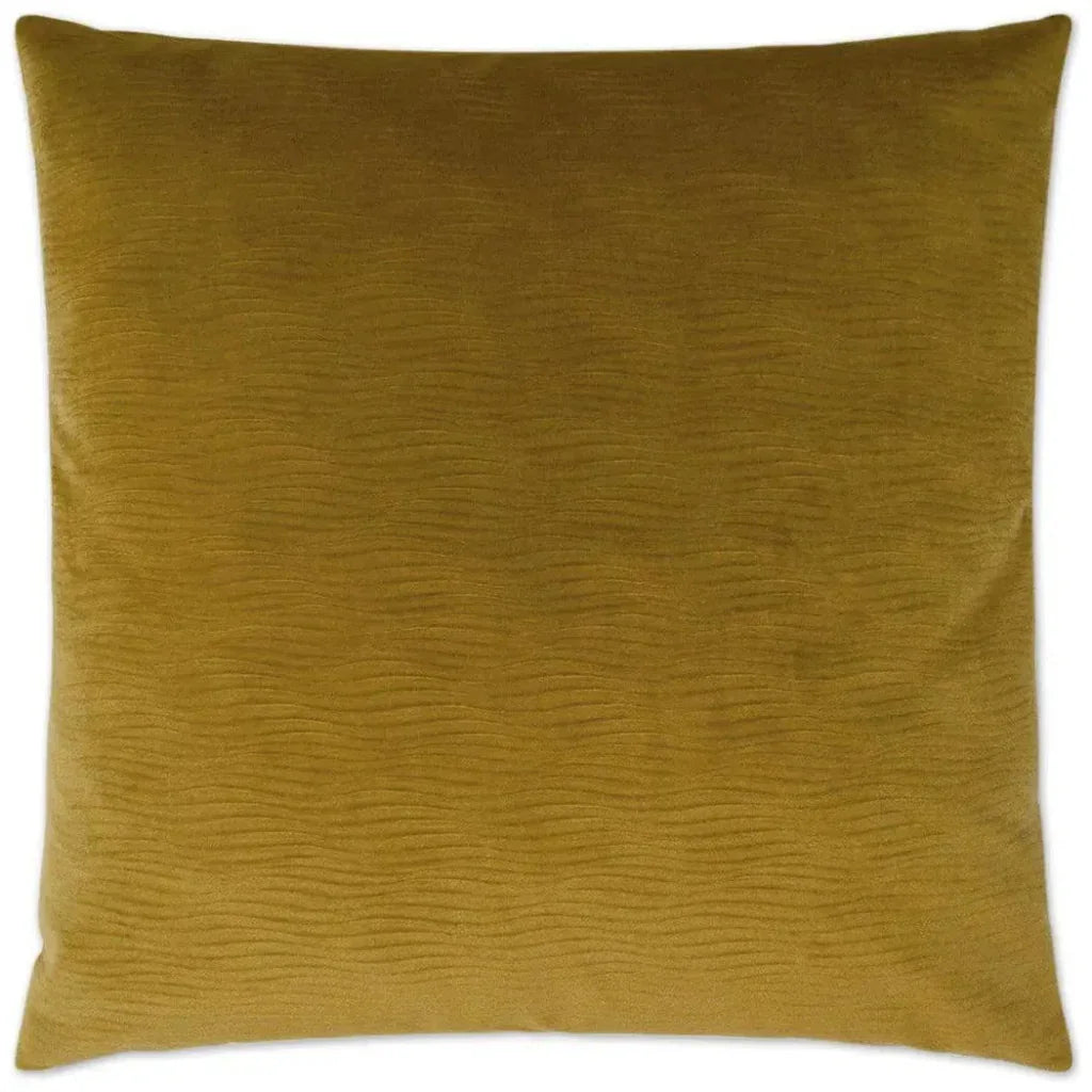 Stream Chartreuse Brown Throw Pillow Insert