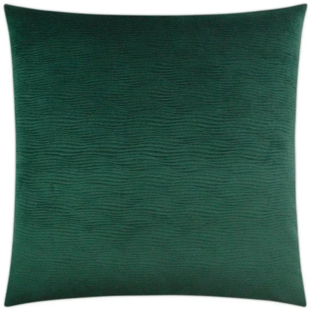 Stream Hunter Green Throw Pillow With Insert