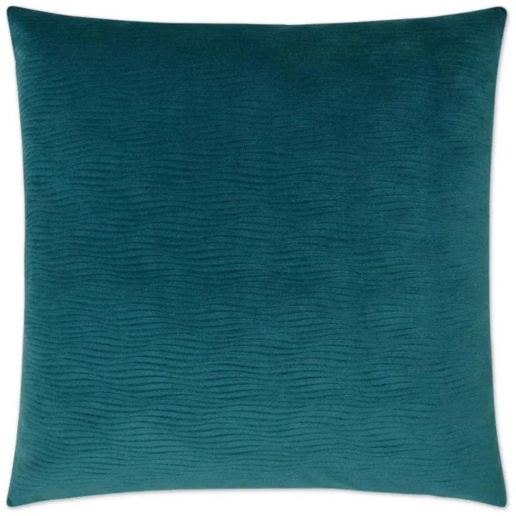 Stream Peacock Teal Throw Pillow With Insert