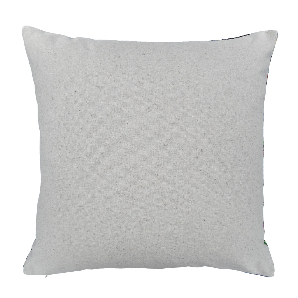 Stripes Silk Velvet Ikat Pillow, 20" X 20" Case Only