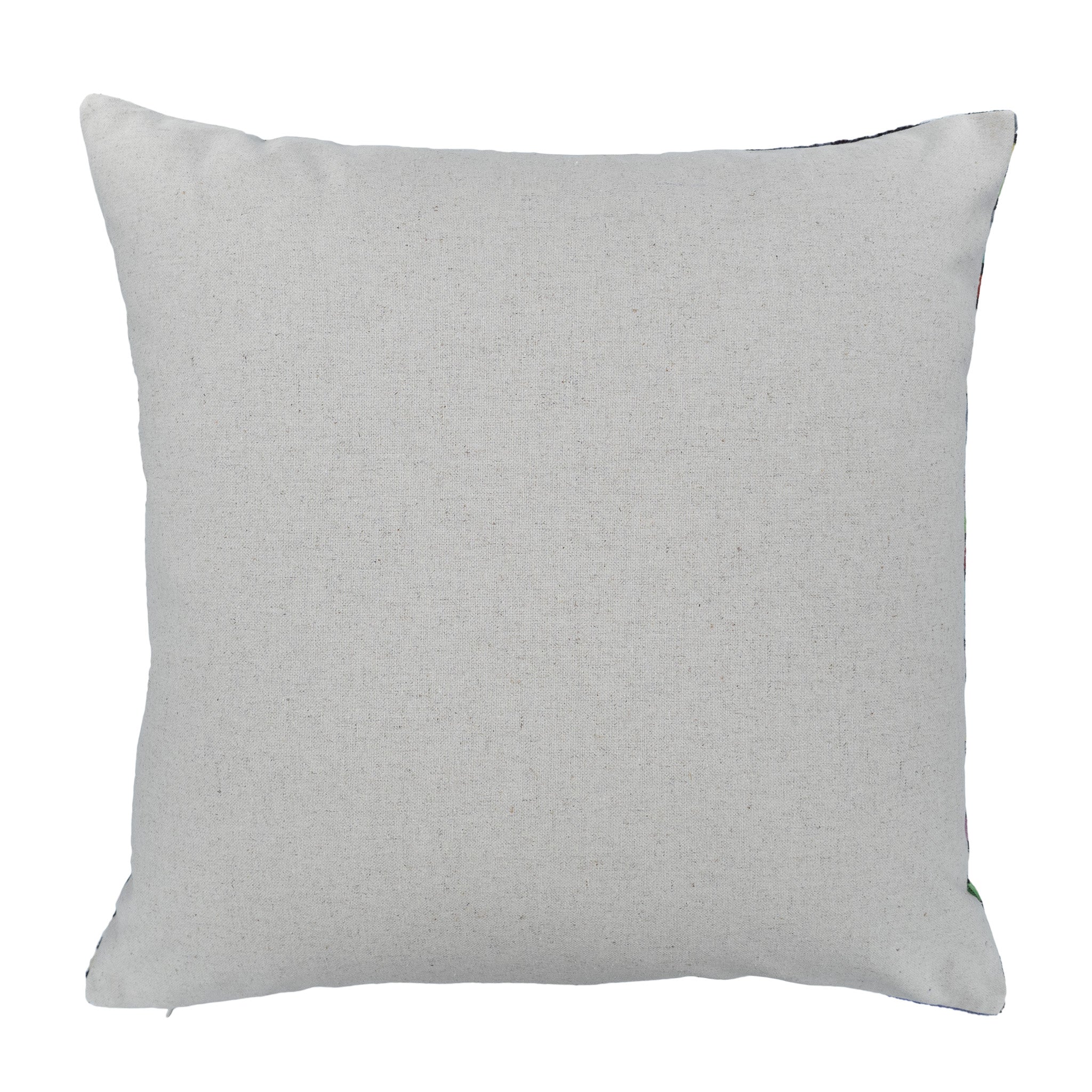 Stripes Silk Velvet Ikat Pillow, 20" X 20" Case Only