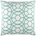 Suave Lagoon Green Throw Pillow With Insert