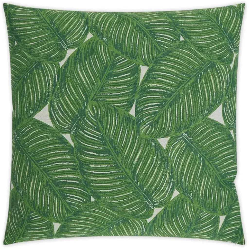 Sun Coast Green Throw Pillow With Insert