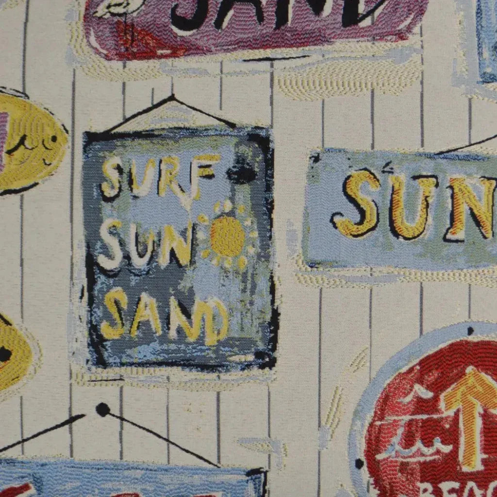 Sunshine Stamp Multi Color Throw Pillow Insert