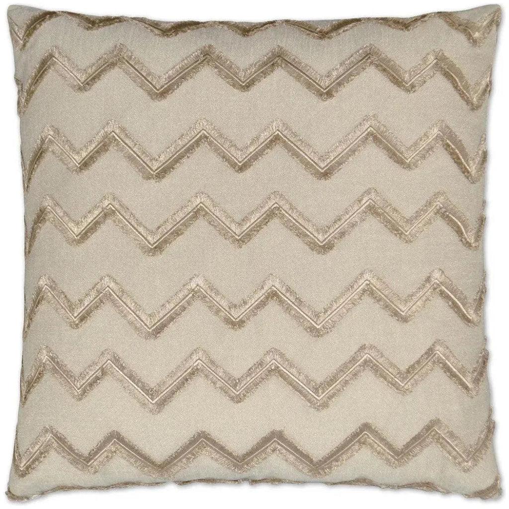 Symmetry Linen Brown Throw Pillow Insert