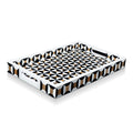 Decorative Tray Discovery Cypher Pattern Resin Inlay – 11" x 17", 12" x 12"
