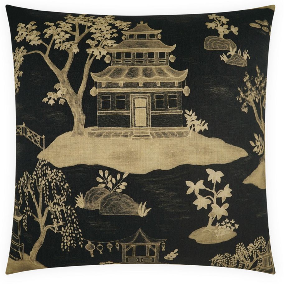Tang Cotton Throw Pillow