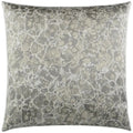 Terrazzo Silver Throw Pillow With Insert