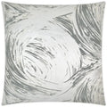 Tornado Pewter Grey Throw Pillow With Insert