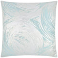Tornado Turquoise Grey Throw Pillow Insert