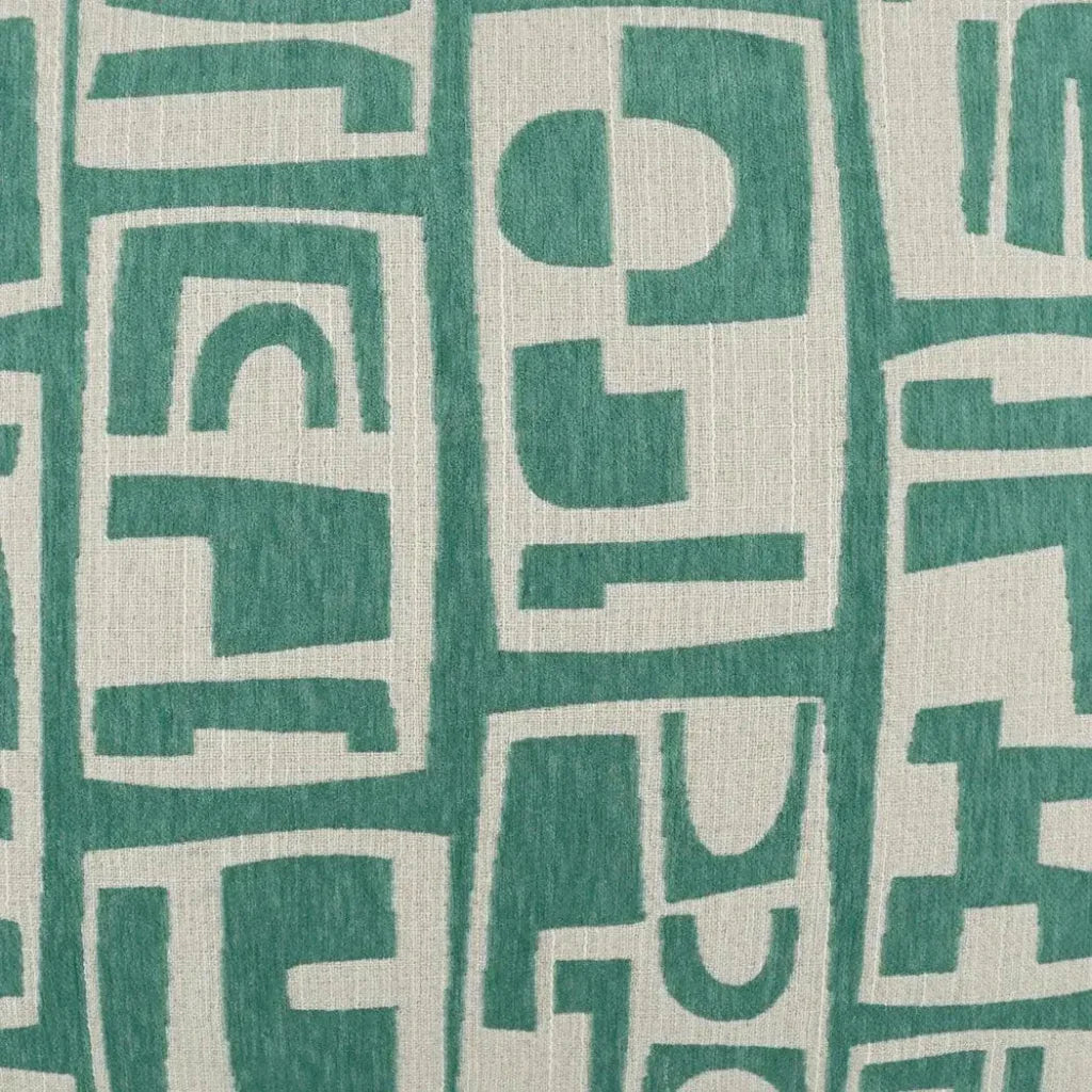 Toro Malachite Teal Throw Pillow With Insert
