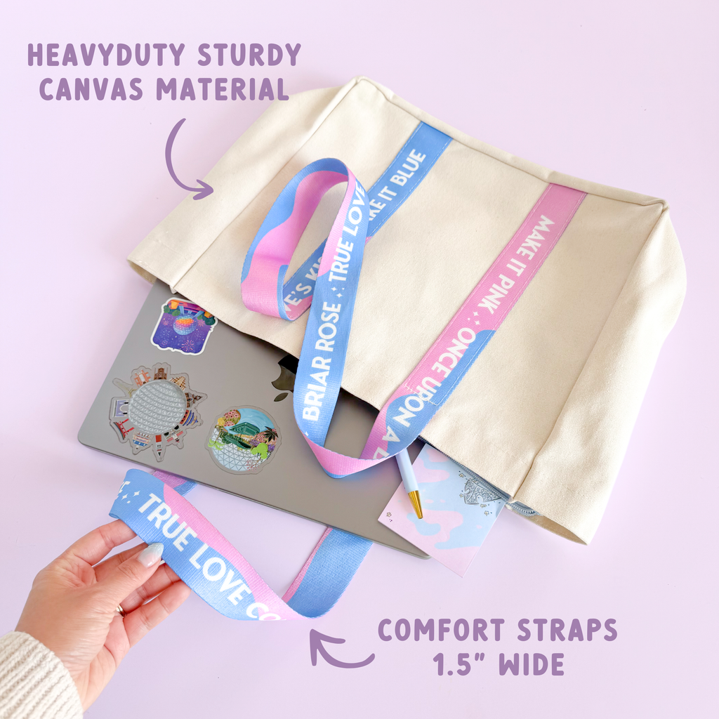 The Briar Rose Canvas Tote